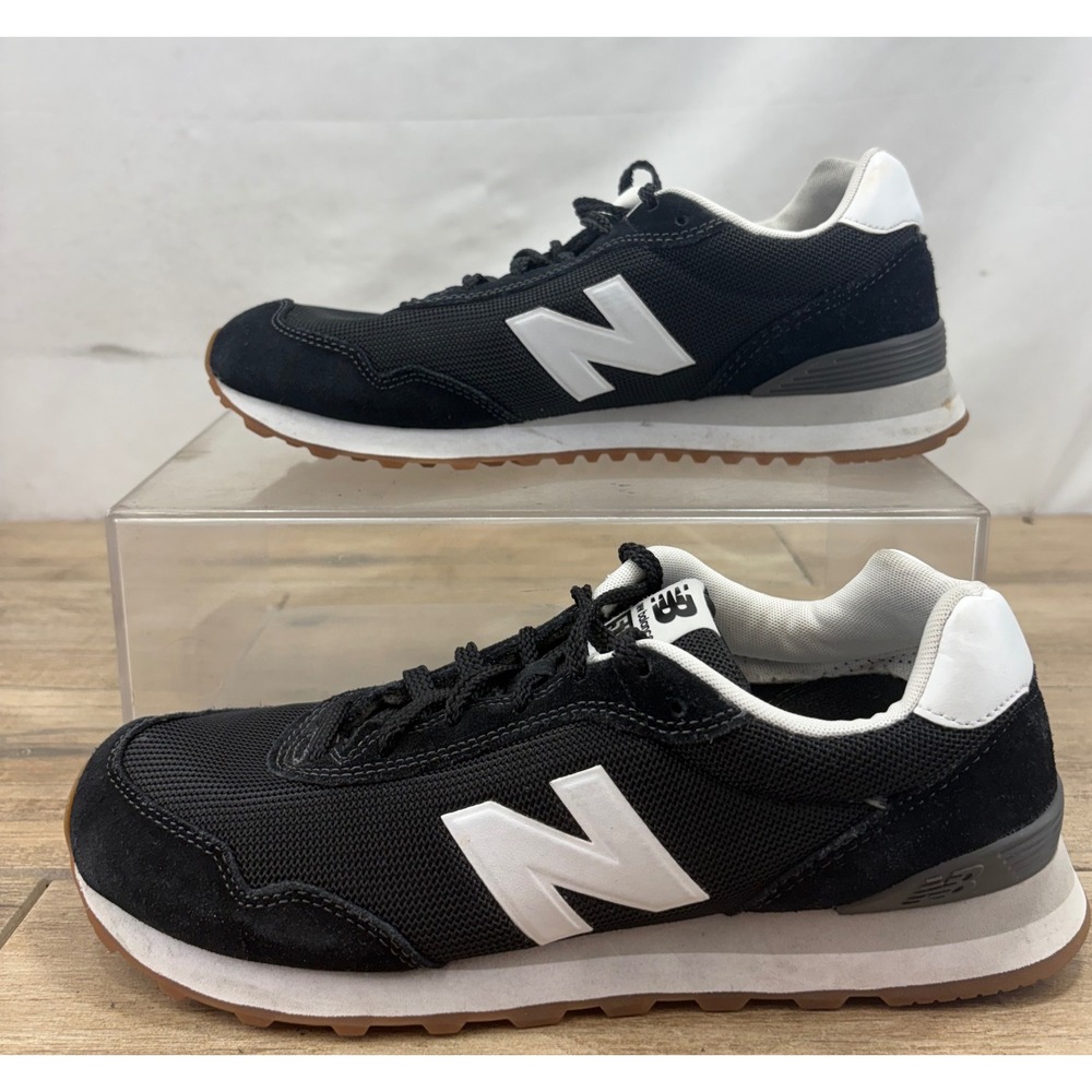 New Balance 515 V3‎ Mens Black White Gum Sneakers ML515HL3 Low Top Shoes